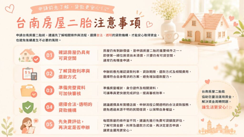 台南房屋二胎