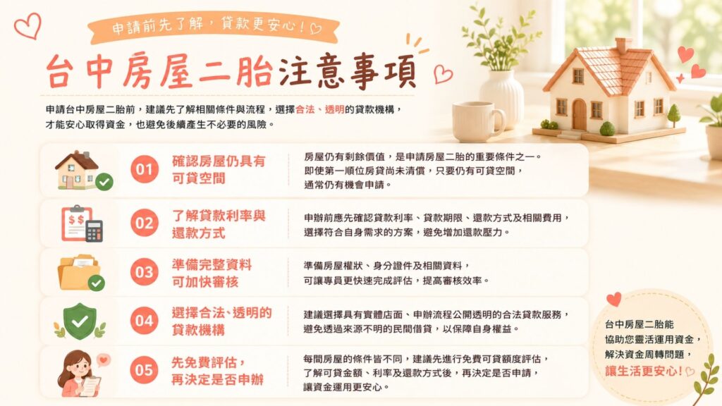 台中房屋二胎